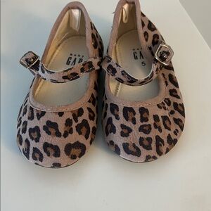GAP Brown Leopard Mary Jane Shoes